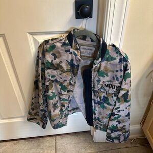 Zadig & Voltaire Kavy Watercolor Camo Jacket small